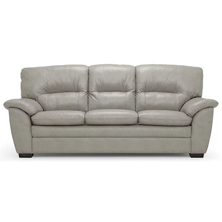 Casual Sofa with Pillow Arms